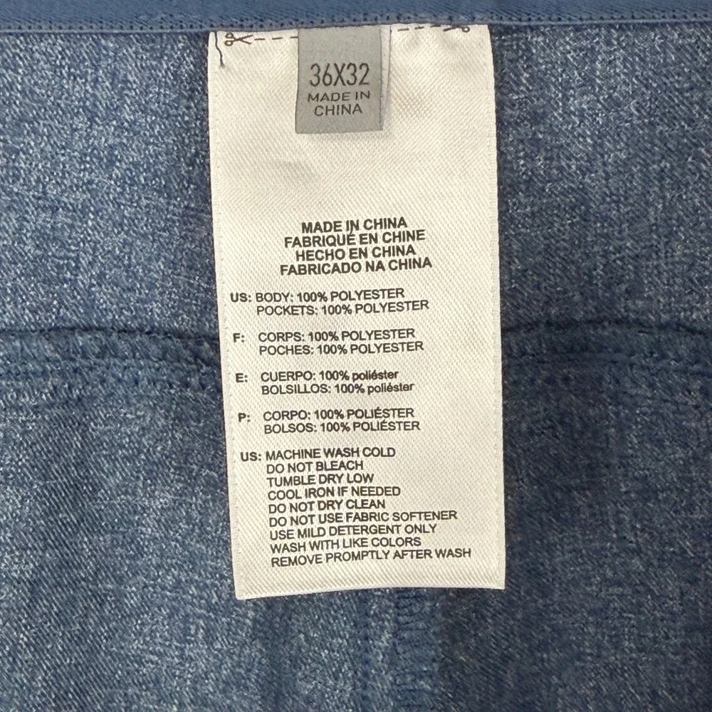 Adidas Mens Adicross Range 5-Pocket Golf Pants Blue Heather 36x32‎ AE4904 NEW